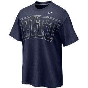  Nike Pittsburgh Panthers Big Time T Shirt   Navy Blue 
