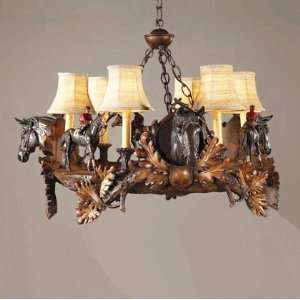  Jockey & Racehorse Chandelier