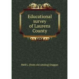  Educational survey of Laurens County Mell L. [from old 