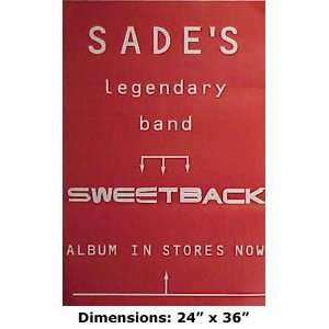  SADES Legendary Band Sweetback 24x36 Poster Everything 