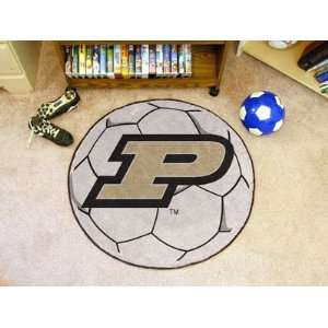   Purdue Boilermakers Soccer Ball Mat Floor Area Rug New