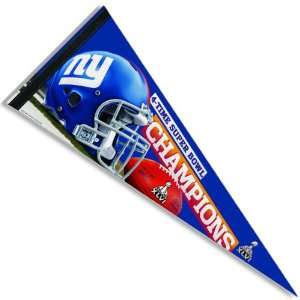  NEW YORK GIANTS 2012 SUPER BOWL 46 CHAMPS PENNANT Sports 