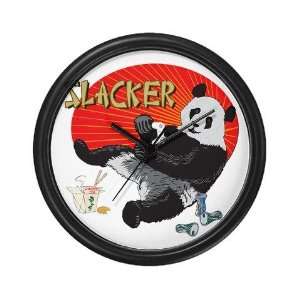  Slacker Panda Funny Wall Clock by 