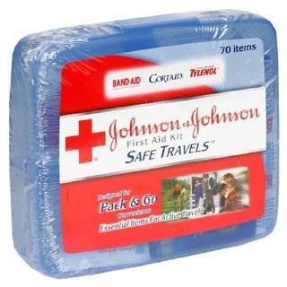 Johnson & Johnson First Aid Kit, Safe Travels (Pack of 2)