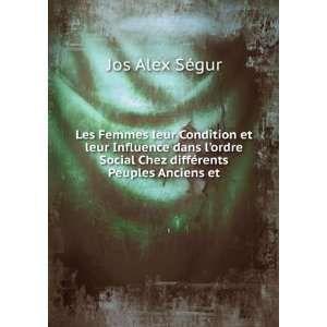   Social Chez diffÃ©rents Peuples Anciens et Jos Alex SÃ©gur Books