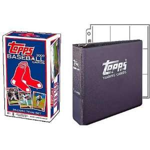  2009 Topps MLB Gift Sets  Red Sox with Topps Albums/Card 