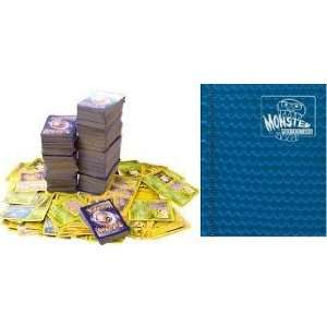 100 Assorted Yugioh Trading Cards Plus Bonus Premium 2 pocket Holofoil 