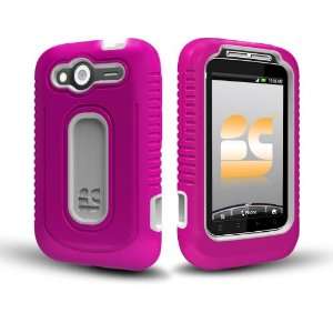  HTC Wildfire S Duo Shield Protector Cover Case   Hot Pink 