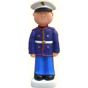   Marine Christmas Holiday Ornament Armed Forces Gift 