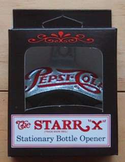 PEPSI Cola Starr X Wall Mount Bottle Opener NEW  