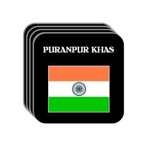  India   PURANPUR KHAS Set of 4 Mini Mousepad Coasters 