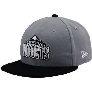  New Era Denver Nuggets Gray Black League 59FIFTY Fitted 