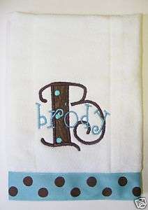 BURP CLOTH EMBROIDERED/ MONOGRAMMED /CUSTOM MADE  