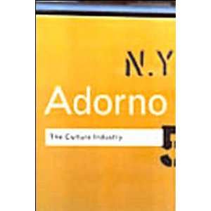  T. Adornos The Culture Industry(The Culture Industry 