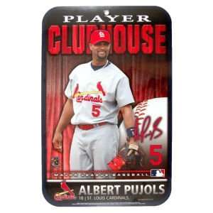  St. Louis Cardinals Albert Pujols Wincraft Clubhouse Sign 