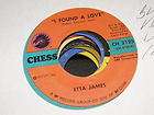 ETTA JAMES I Found A Love/Nothing From Nothing CHESS  