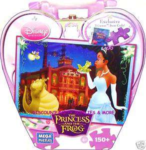Disney Princess & the Frog Heart Shaped Tin Box Puzzle  