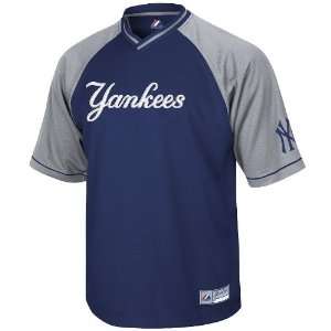  MLB New York Yankees Youth Full Force V Neck Shirt (Large 