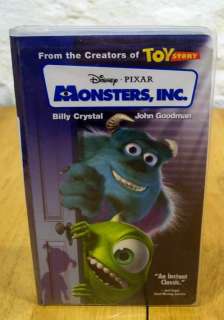 Walt Disney Pixar MONSTERS, INC. VHS VIDEO 786936164879  