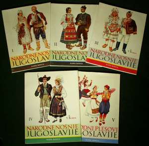 vols Yugoslavia Folk Costume Croatia Serbia KIRIN  