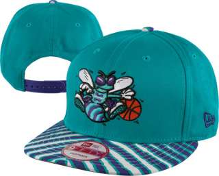 Charlotte Hornets 9Fifty Zubaz Hardwood Snapback Adjustable Hat  