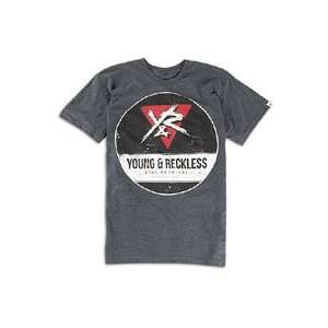  Young & Reckless Upsidedown T Shirt   Mens Sports 