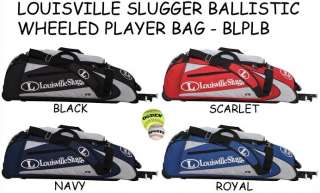 Louisville Slugger Ballistic Wheeled Player Bag  