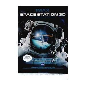  SPACE STATION 3D (IMAX) Movie Poster