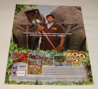 2005 video game ad page ~ ZOO TYCOON 2  