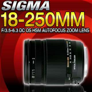   250mm f/3.5 6.3 DC OS HSM Autofocus Zoom Lens For Canon Cameras  