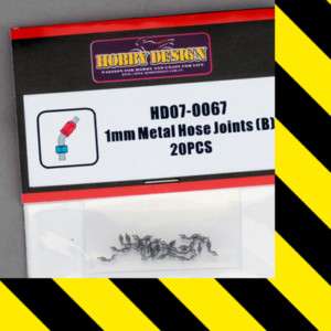 Hobby Design HD07 0067 1.0mm Metal Hose Joints(B)  