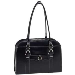  Franklin Covey Black Hillside Leather Ladies Briefcase by 