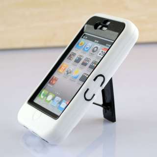   CASE STAND Silicone/Plastic COVER SKIN for iPhone 4G 4GS 0264  