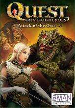 Quest A Time of Heroes   Attack of the Orcs a Board Strategy Game 