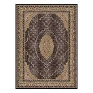  Tayse Kashmir Black 4063 Traditional 53 x 73 Area Rug 