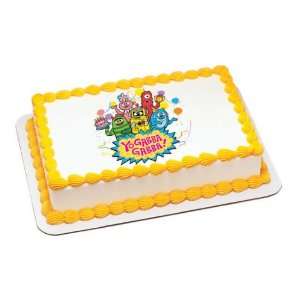  Yo Gabba Gabba Party Time Personalized Edible Cake Image 