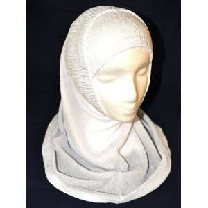  White Crinkle Al Amira Hijab 
