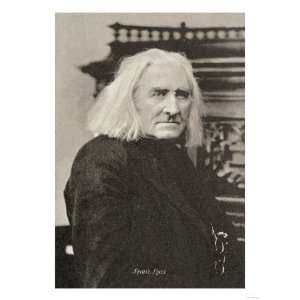  Liszt in His 75th Year Giclee Poster Print, 12x16