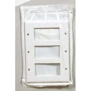  5 each Decora 3 Gang Wallplate (005 80411 00W)