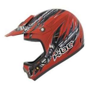  KBC DRT X BIONIC RED YLG MOTORCYCLE Off Road Helmet 