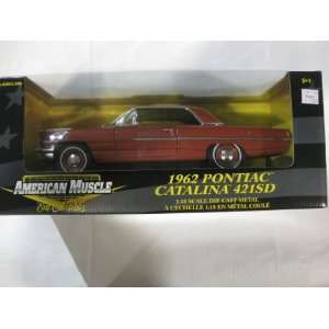  1962 Pontiac Catalina 421 SD in Red Diecast 118 Scale 