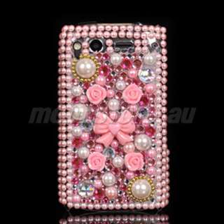 BLING RHINESTONE CASE COVER FOR HTC DESIRE S 2 G12 04  