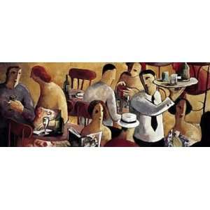  Didier Louren?o 39W by 15.75H  The Last Smoker CANVAS 