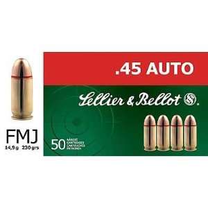  S&B 45ACP 230GR FMJ 50/1000