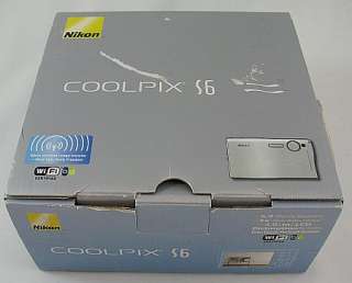 Nikon Coolpix S6 6.0 Megapixel Digital Camera AS IS  