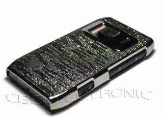 New Black Bling hard case skin back cover for nokia N8  