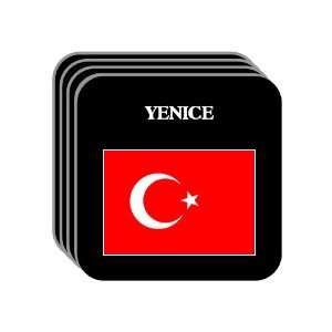  Turkey   YENICE Set of 4 Mini Mousepad Coasters 