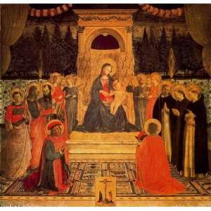  Hand Made Oil Reproduction   Fra Angelico   32 x 30 inches 