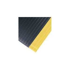   Tuf Sponge Mat, Size 3 x 2 ft.; Color Black w/ yellow border