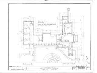 Prairie Style Home Plans, Purcell & Elmslie masterpiece, single story 